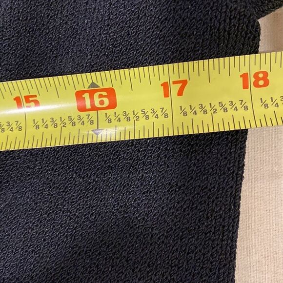 St. John Basic black knit classic blazer cardigan size 8 Luxury - Picture 9 of 10